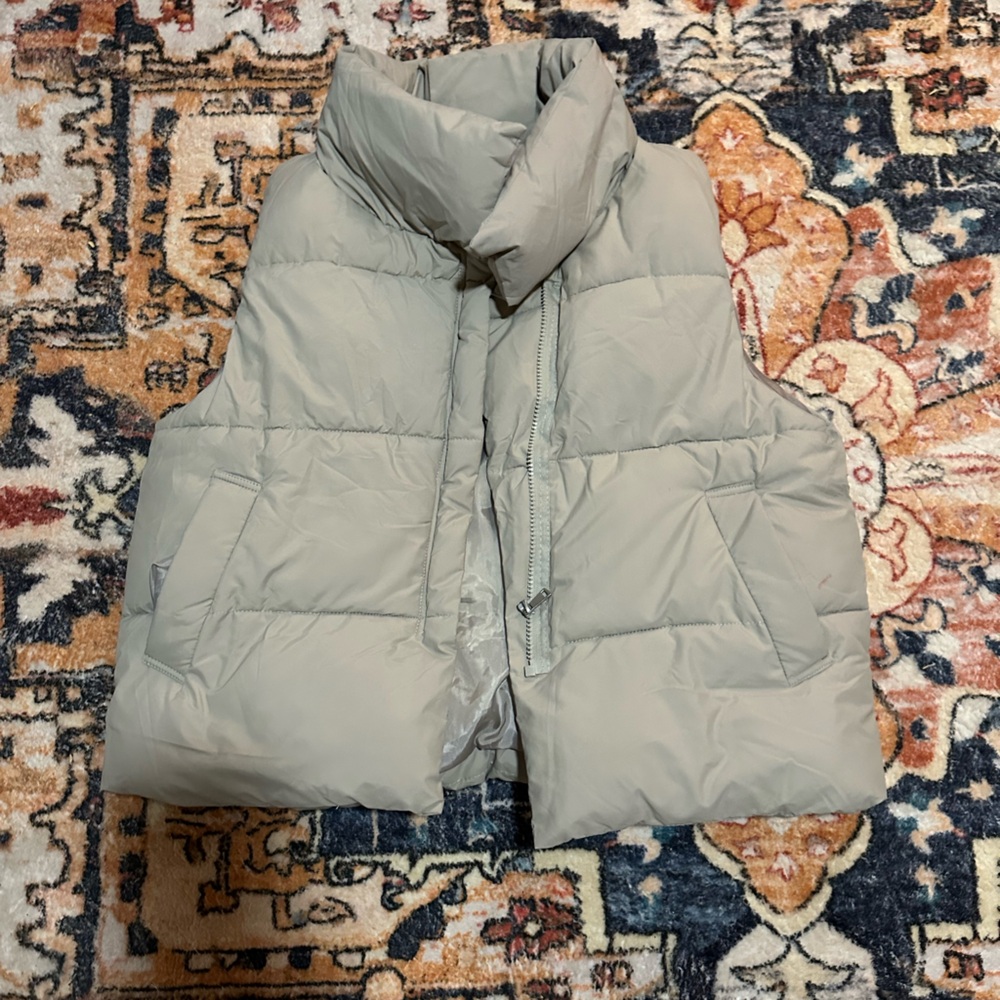 Gray Puffer Vest